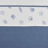 Meyco ledikant laken Shells - Denim - 100x150 cm