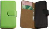 Groen Boekhoesje Samsung S4 mini skye leer