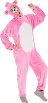 dressforfun - Kostuum berenoverall pink M - verkleedkleding kostuum halloween verkleden feestkleding carnavalskleding carnaval feestkledij partykleding - 300878