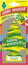 Arbre Magique Luchtverfrisser 12 X 7 Cm Forest & Bergamot  Groen
