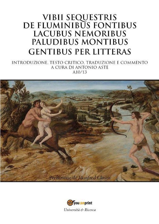 Vibii sequestris de fluminibus fontibus lacubus nemoribus pa ... - cover