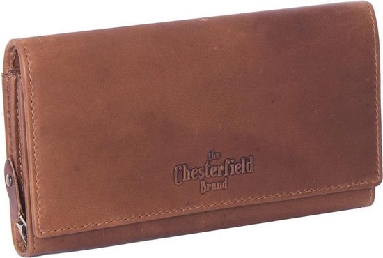 The Chesterfield Brand Wax Pull Up Porte-monnaie Protection RFID Cuir 18 cm
