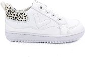 Witte Shoesme Veterschoenen Black Dots