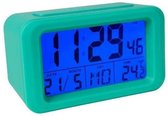 Fisura Wekker Digitaal Led 13 X 6,2 X 8 Cm Abs Groen/blauw