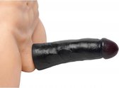 Realistische penissleeve - Zwart - Sextoys - Penispompen & Penis Sleeves - Toys voor heren - Penissleeve's