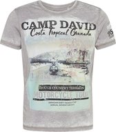 Camp David ® T-shirt met fotoprint en burnouts