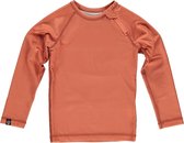 Beach & Bandits - UV Zwemshirt voor kinderen - Ribbed Longsleeve - Klei - maat 80-86cm