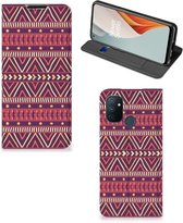 Bookcase OnePlus Nord N100 Smart Cover Aztec Purple