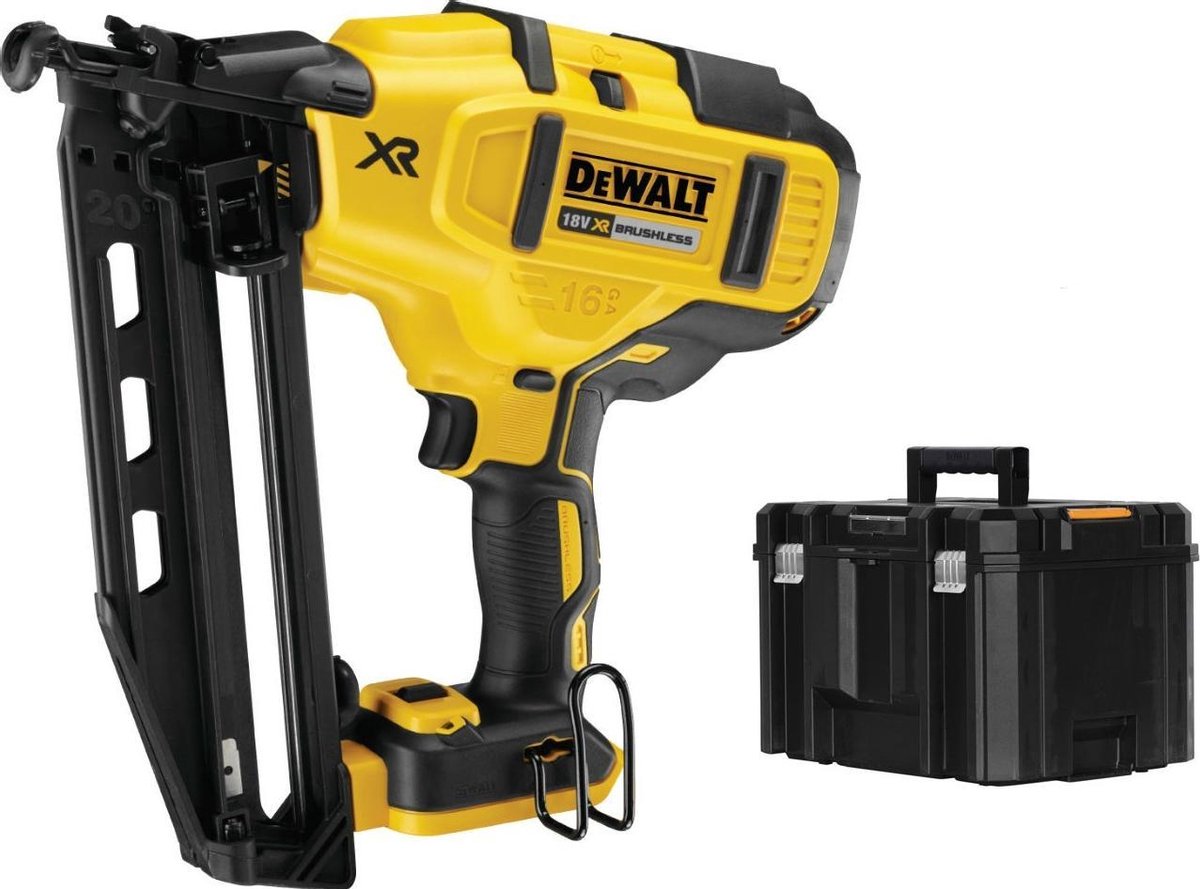 DeWalt DCN660NT 18V Li-Ion Accu afwerk tacker body in TSTAK - 32-63mm ...
