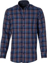 Casa Moda Overhemd - Regular Fit - Blauw - XXL
