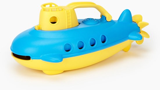 BigJigs speelgoed Duikboot - Groen speelgoed voor in bad - Vanaf 6 maanden