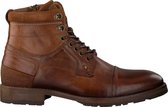 Mazzeltov Mrevinhade613.01om Veterboots - Laarzen Met Veters - Heren - Cognac - Maat 46