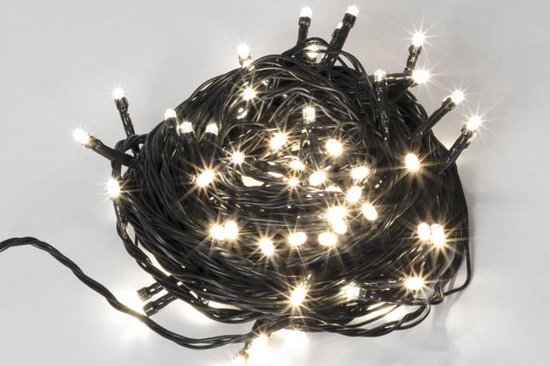 Guirlande Lumineuse à Piles, 6m 40 LED Ampoule Blanc Chaud