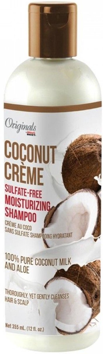 Africa's Best Originals Coconut Creme Sulfate-Free Moisturzing Shampoo 355ml