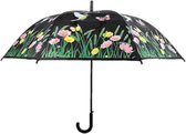 Esschert Design Paraplu Natuur 116 X 91,2 Cm Polyester Zwart