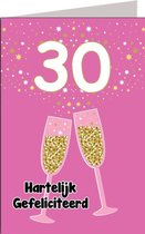 Verjaardagskaart 30 jaar vrouw