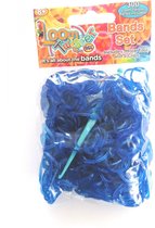 Loom Twister Loombandjes Junior Rubber Blauw 300-delig