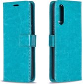 Sony Xperia 10 II Hoesje - Mobigear - Wallet Serie - Kunstlederen Bookcase - Blauw - Hoesje Geschikt Voor Sony Xperia 10 II