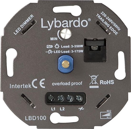 Lybardo ITEC 0-175W LED Dimmer - Fase Afsnijding - Universeel | bol.com