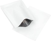Plastic Zakken Wit 10,2x12,7cm Sealbaar permanente Sluiting (100 stuks) | Plastic zak