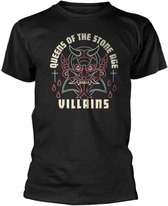 Queens Of The Stone Age Heren Tshirt -XXL- Villains Zwart