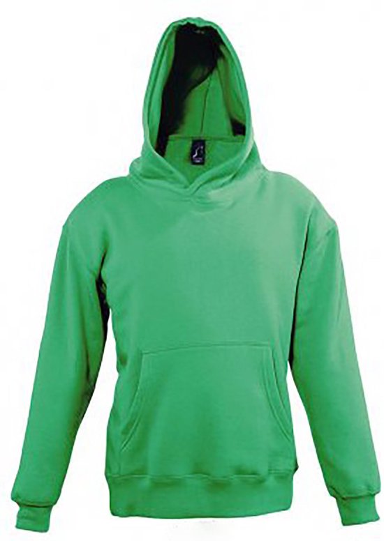 SOLS Kinderen/Kinderen Slam Hooded Sweatshirt (Kelly Groen)