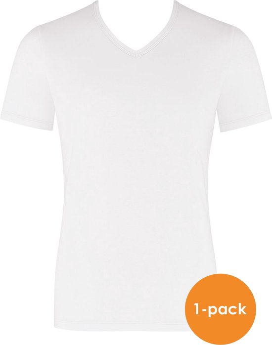 Sloggi Men EVERNEW V-Neck - heren T-shirt (1-pack) - wit - Maat: XL