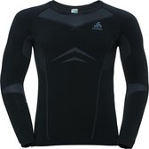 Odlo Suw Top Crew Neck L/S Performance Light Sportshirt Heren - Black