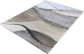 karpetexpert.nl Elegant Vloerkleed - 200x290 cm - Kunststof - Synthetisch - beige - grijs