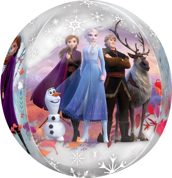 Disney Folieballon Frozen Junior 38 X 40 Cm Transparant