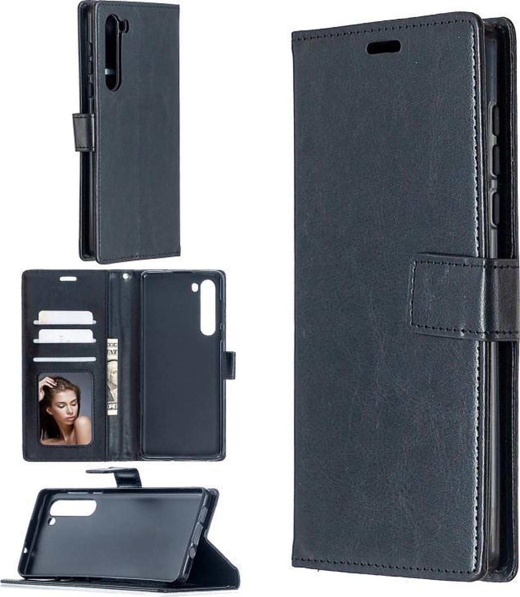 Portemonnee Book Case Hoesje Geschikt voor: Motorola Edge - zwart