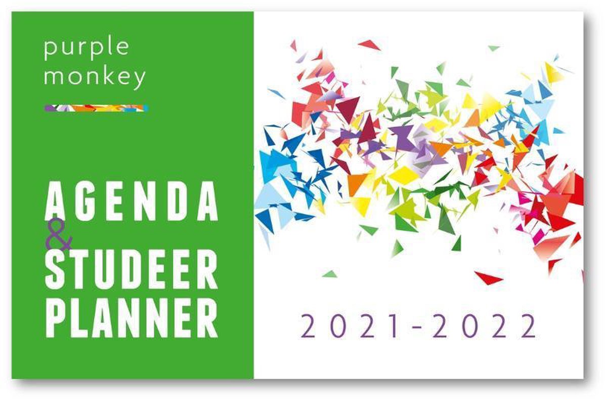 Purple Monkey Agenda en Studeerplanner 2021-2022