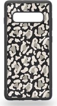 Leopard black and white Telefoonhoesje - Samsung Galaxy S10+