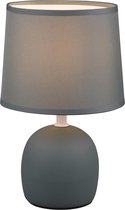 LED Tafellamp - Tafelverlichting - Trion Zikkom - E14 Fitting - Rond - Mat Groen - Keramiek - BES LED