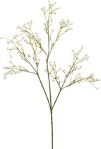 Kunstbloemen Gipskruid/Gypsophila takken gebroken wit 60 cm - Kunstplanten en steelbloemen