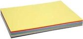 Gekleurd karton, A2 420x600 mm,  180 gr, diverse kleuren, 20div vellen