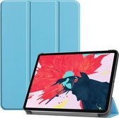 Voor iPad Pro 11 inch 2020 Custer Texture Smart PU lederen tas met slaap / waakfunctie en drievoudige houder (hemelsblauw)