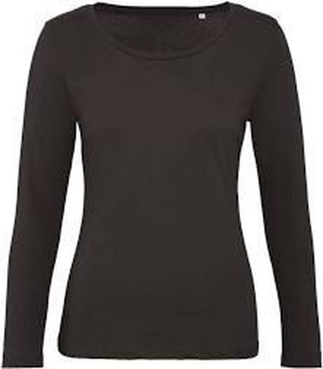 B&C Dames/dames Organic Sweatshirt Koffie Bruin