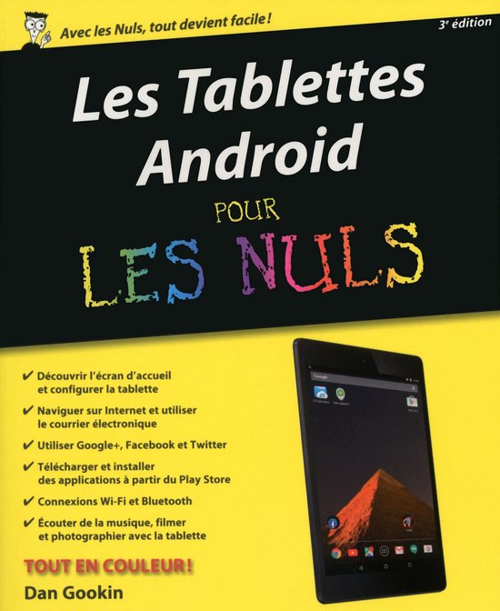Tablettes Android Pour les Nuls, 3ème édition - cover
