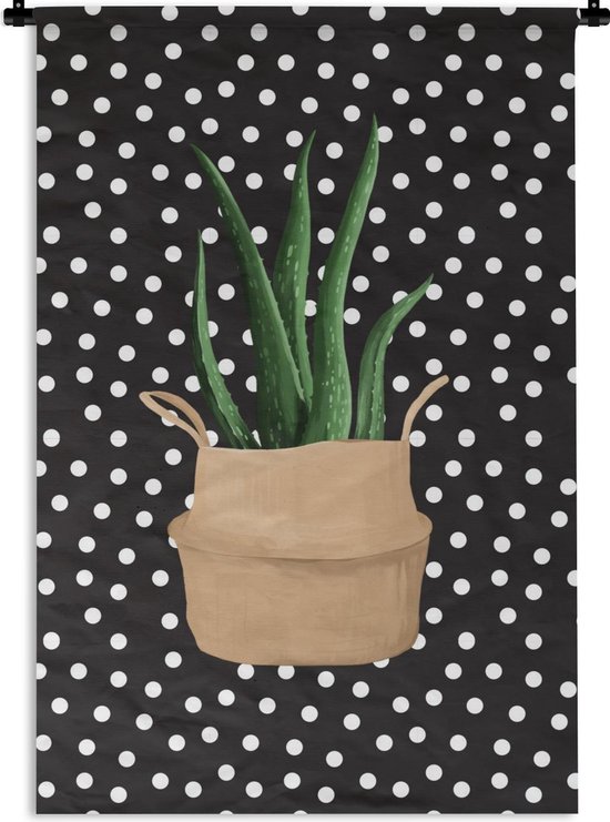 Wandkleed PlantenKerst illustraties - Illustratie van een Aloë vera plant  op een... | bol.com