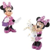 Disney - speelsetje - Minnie Mouse - 2 stuks - kunststof - 7 cm