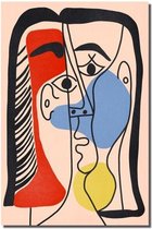 Modern Nordic Poster 1 - 15x20cm Canvas - Multi-color