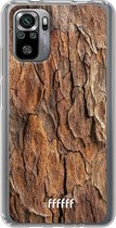 6F hoesje - geschikt voor Xiaomi Redmi Note 10S -  Transparant TPU Case - Woody #ffffff