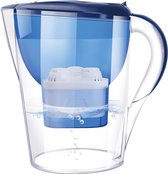 Waterfilterkan - Igan Filwy - 3 Filters - LCD Display - 3.5L - Blauw
