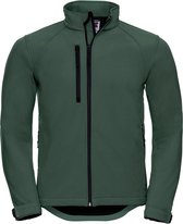 Russell Heren waterbestendig & winddicht Softshell-jasje (Fles groen)