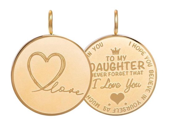 iXXXi-Jewelry-Daughter Love big-dames-Hanger-One size