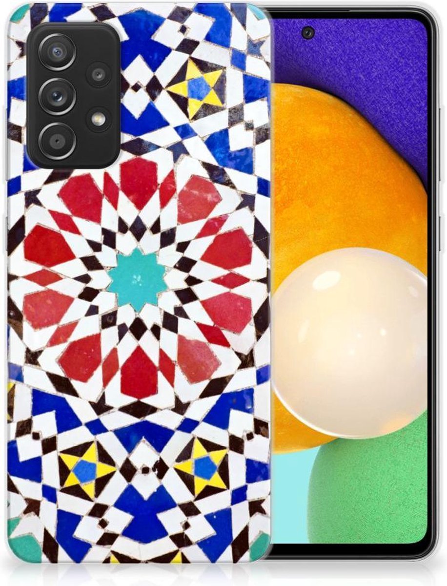 Samsung Galaxy A52 (5G/4G) TPU Siliconen Hoesje Mozaïek