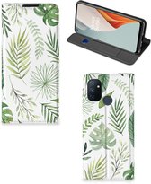 Smartphone Hoesje OnePlus Nord N100 Wallet Book Case Bladeren