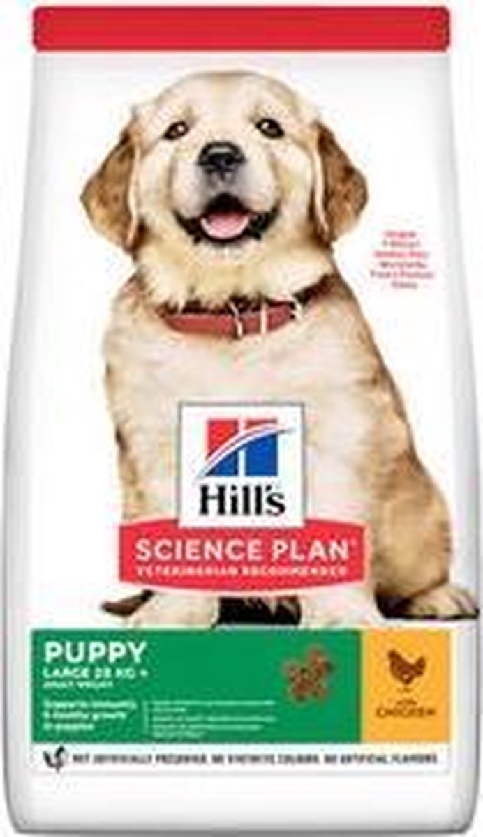 Hill's Canine Puppy Large Breed - Hondenvoer - Kip 12 kg thumbnail 8