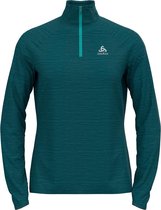 Odlo Midlayer 1/2 zip MILLENNIUM ELEMENT Balsam Melange - Maat XS